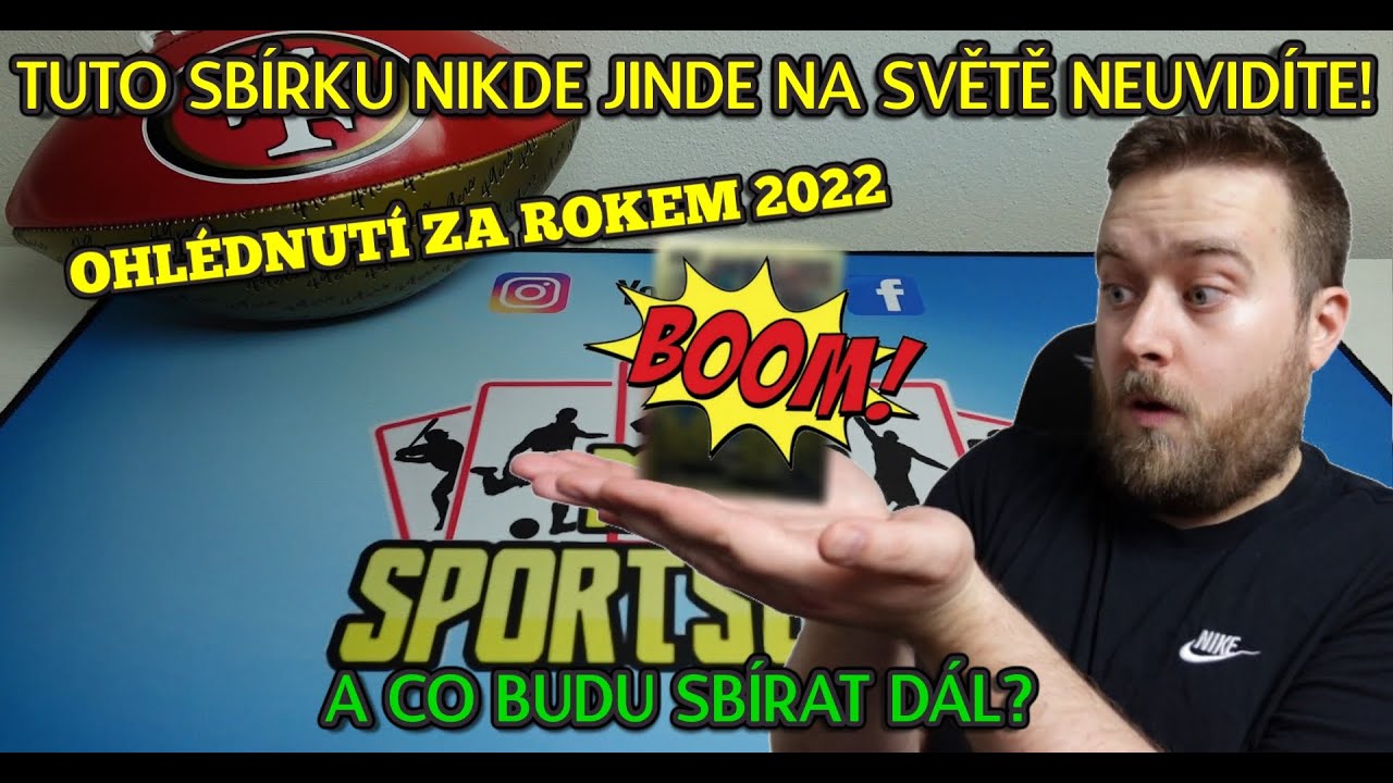 CO SE MI PODAŘILO ZÍSKAT DO SBÍRKY V ROCE 2022? 🔥 A CO BUDU SBÍRAT V ROCE 2023? Sportovní kartičky!