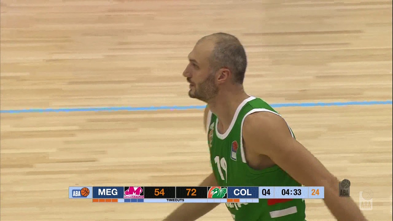Marko Simonović 6/8 from 3-point line (Mega Bemax - Cedevita Olimpija, 4.10.2019)