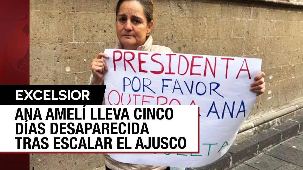 Madre de Ana Amelí pide no parar la búsqueda de su hija