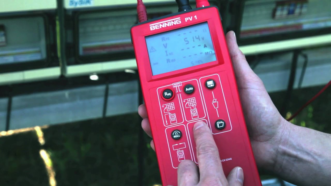 BENNING PV 1 - Photovoltaik-Installationstester (de)