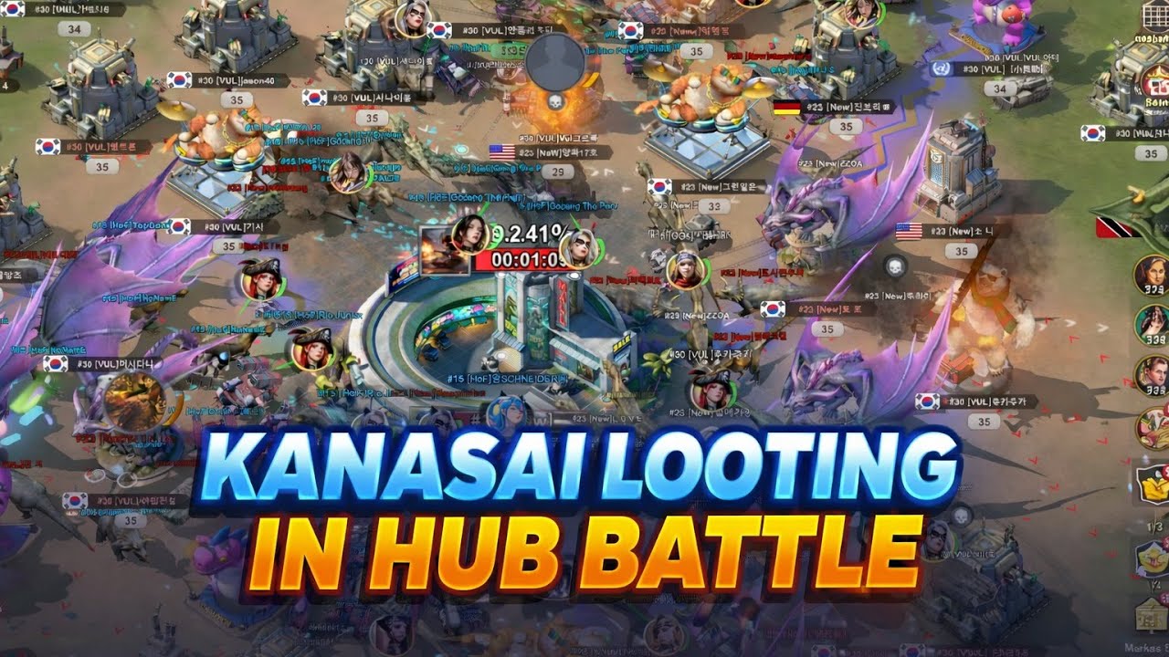 Kanasai Looting in Hub Battle lvl 2 - Last Z Gameplay