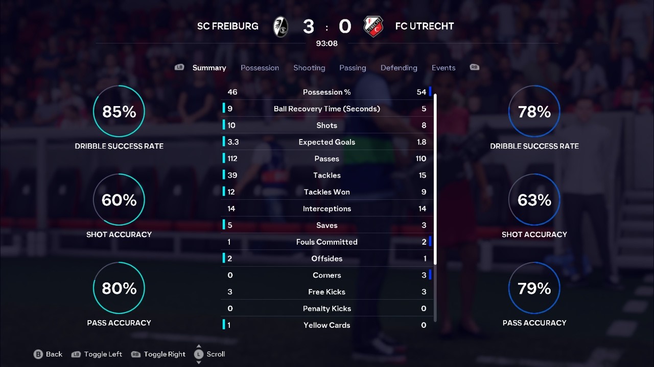 SC FREIBURG 3-0 UTRECHT FIFA26UEFAEUROPALEAGUESIMMATCH MATCHDAY 54 LEAGUE PHASE