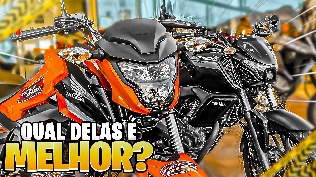 FZ15 ou Titan 160? Humilhação | Comparei TUDO E O Resultado Vai Te Surpreender!