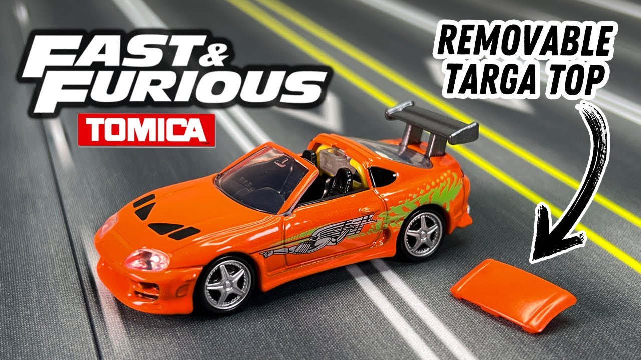 1/64th Scale Supra with Removable Targa Top! Unboxing the Tomica Fast & Furious Toyota Supra (2023)