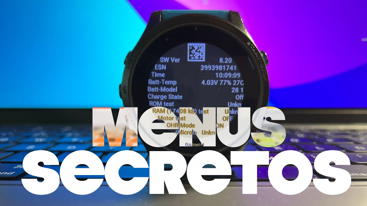 MENUS SECRETOS de GARMIN que QUIZÁ te AYUDEN a SOLUCIONAR PROBLEMAS.