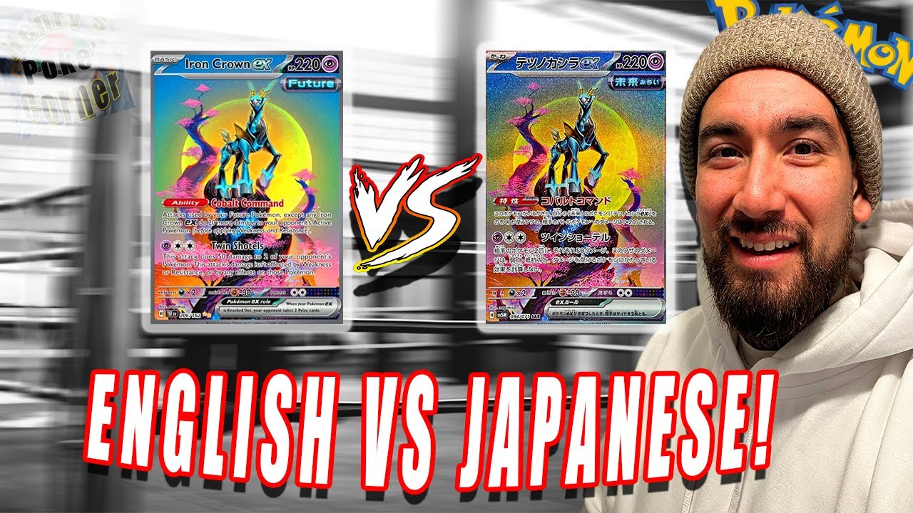 Comparing English And Japanese Pokemon Cards - Singles And Sealed