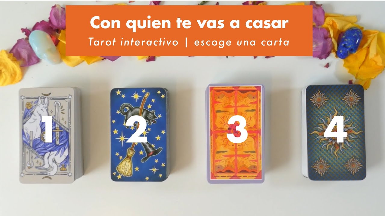 Con quien te vas a casar 💍💒 | Tarot interactivo 💜 Escoge un grupo