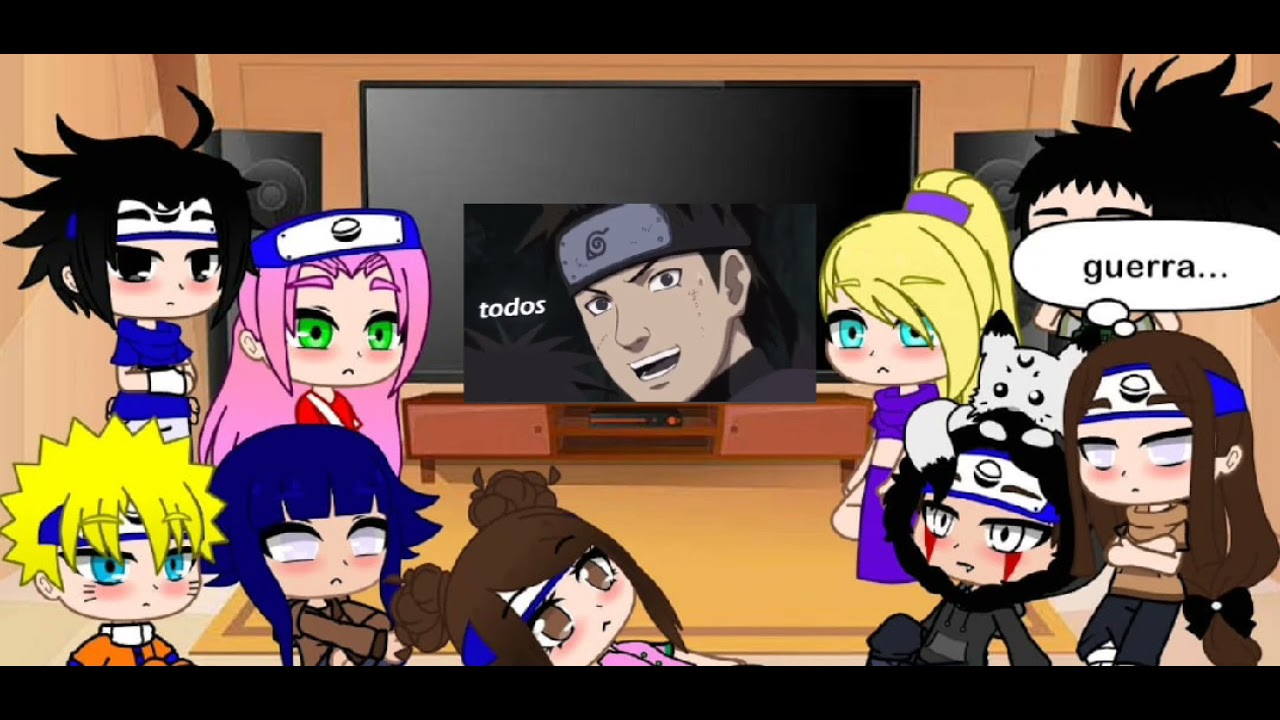 🍥sala de naruto reagem a rap dos hokages🍥//VONTADE DO FOGO🔥-gacha club