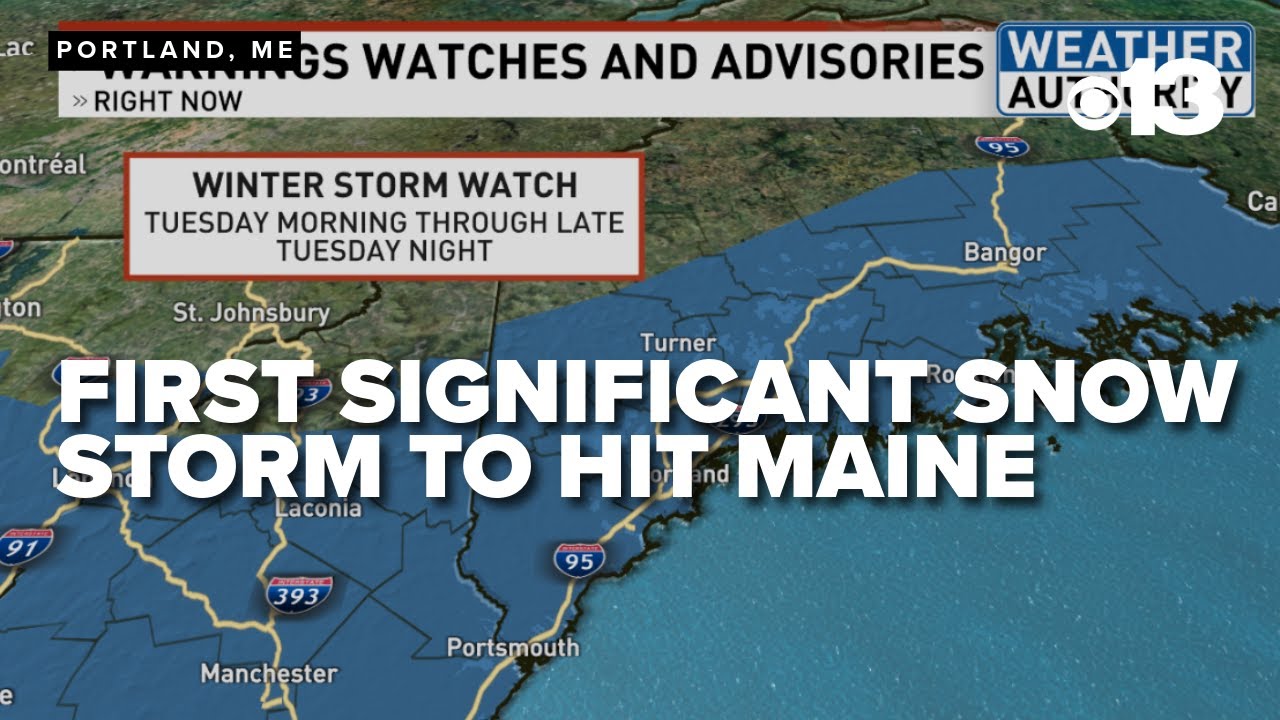 SNOWSTORM: What to expect for Maine's first significant snow storm