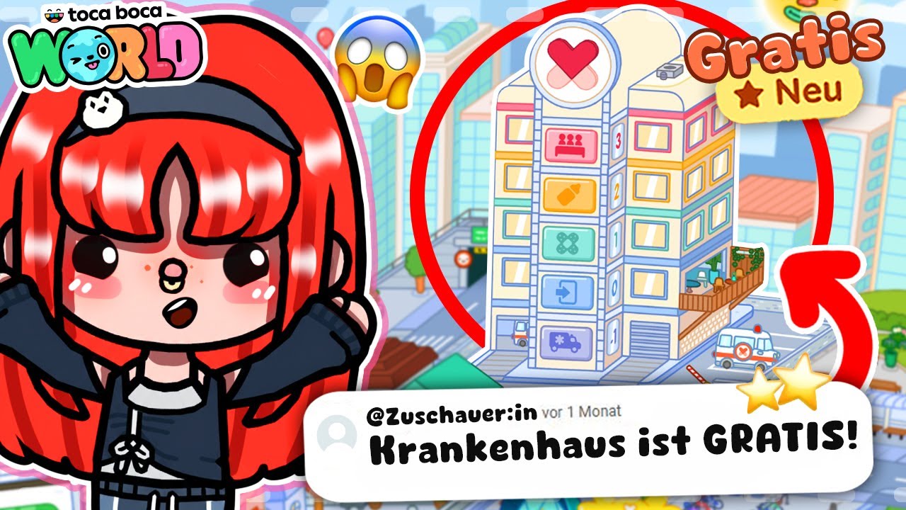 KRANKENHAUS WIRD GRATIS in TOCA BOCA?! 🥹🏥 *ich kann's nicht glauben* EURE LIFE HACKS & SECRETS