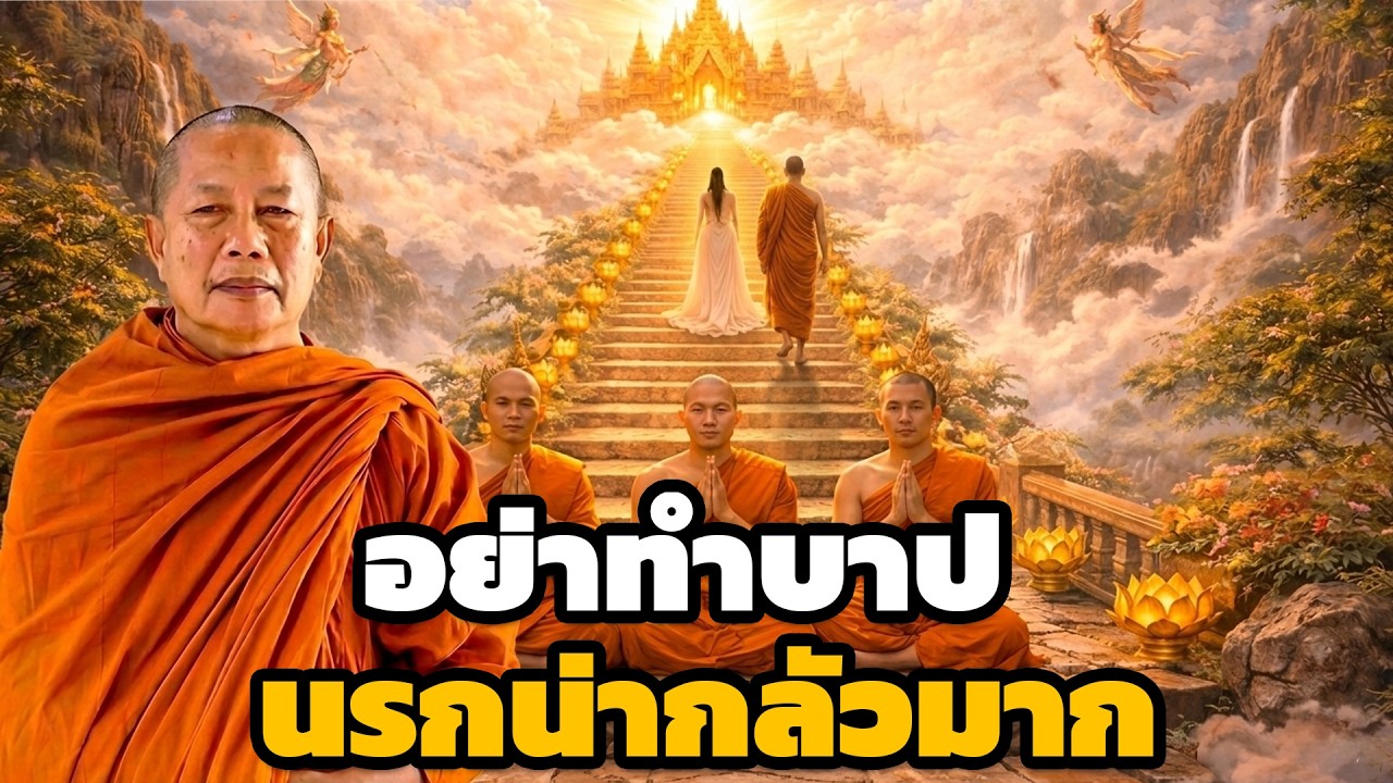 นรกน่ากลัว  อย่าทำชั่วจนชีวิตตกต่ำ ธรรมะคลายทุกข์ พระมหาบุญช่วย ปัญญาวชิโร 8