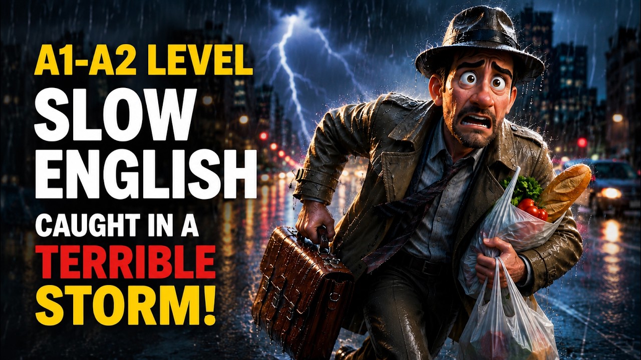 Caught in a TERRIBLE Storm! | English Listening Practice for Beginners (A1 - A2 Level)