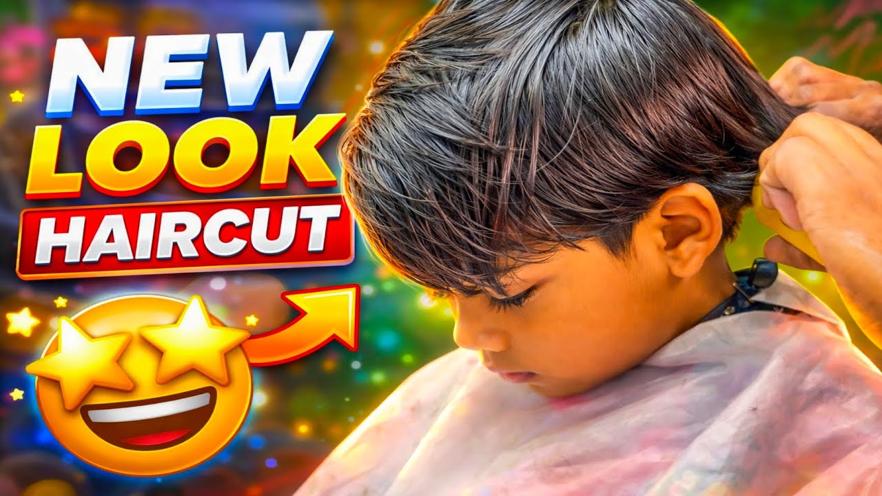 Cute Boy NEW LOOK Haircut ✂️ | Full Transformation