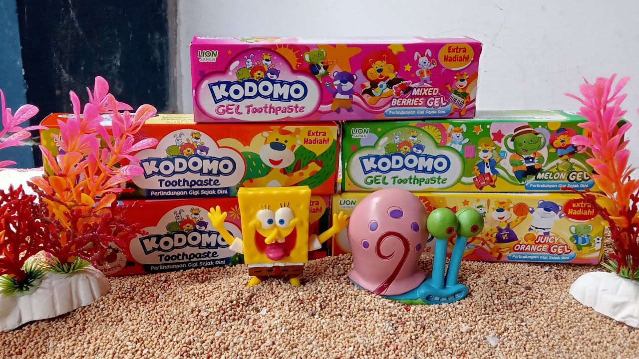 Drama Spongebob Menemukan Hadiah Dalam Pasta Gigi Kodomo