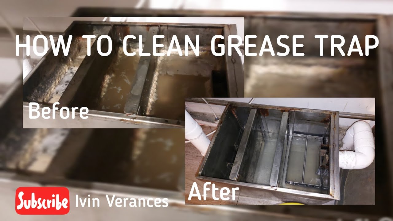 HOW TO CLEAN DIRTY GREASE TRAP || CLEANING GREASE TRAP || GREASE TRAP  CLEANING TIPS