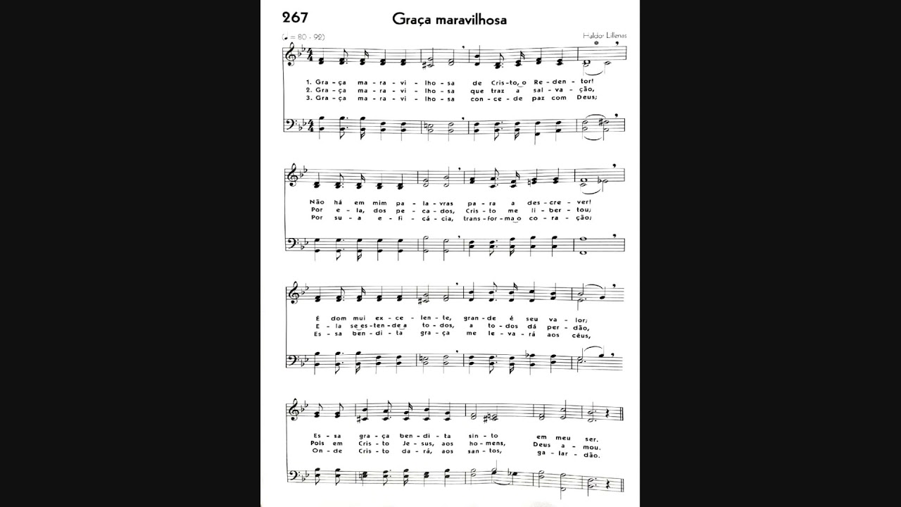 Hinário 5 CCB - Hino 267 - Graça maravilhosa - Strings - Teclado Yamaha PSR S670