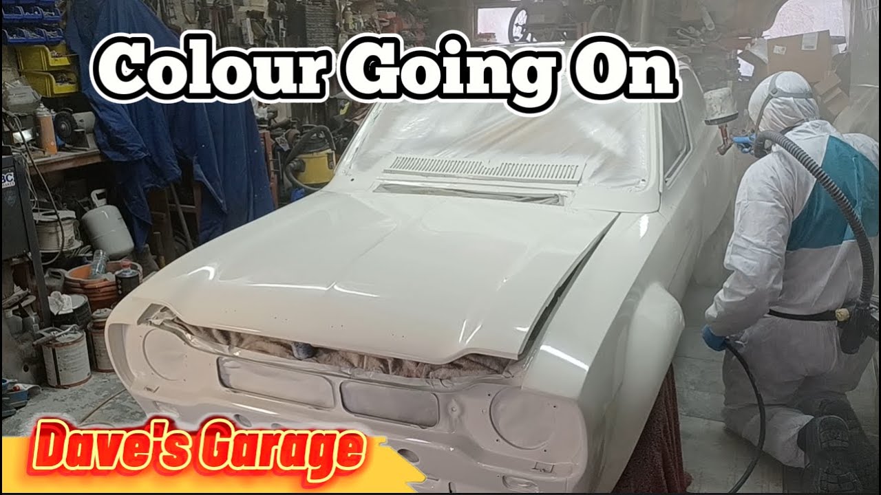Ford Escort MK1 Restoration Project, Finally The Final Coat.... Normal Bloke Sprays His Classic Car