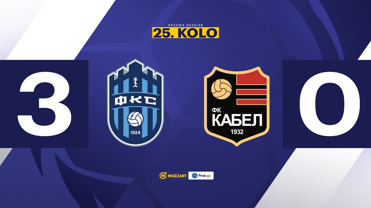 MBPLS 2025/26 - 25.Kolo: SMEDEREVO 1924 – KABEL 3;0 (2:0)