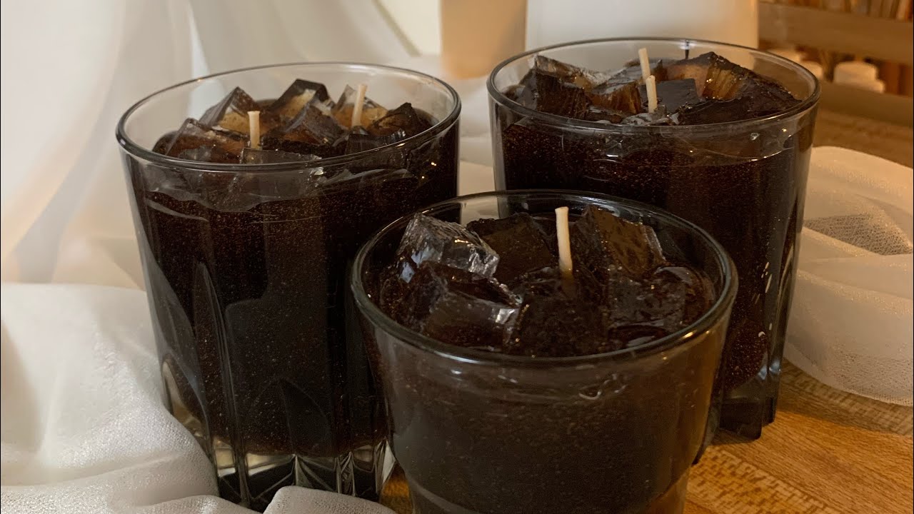 Coke gel wax drink candle - Tutorial 🕯️