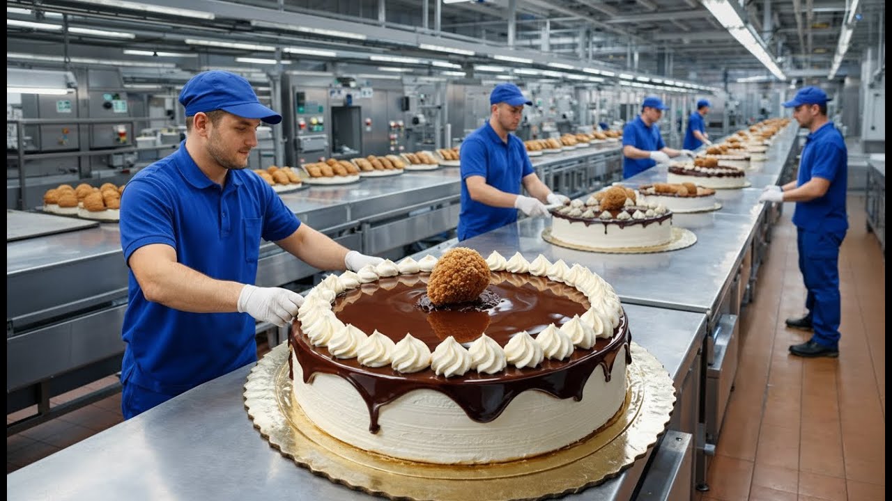 How Raw Wheat Turns Into 50,000+ Birthday Cakes Every Day | Inside the Factory!