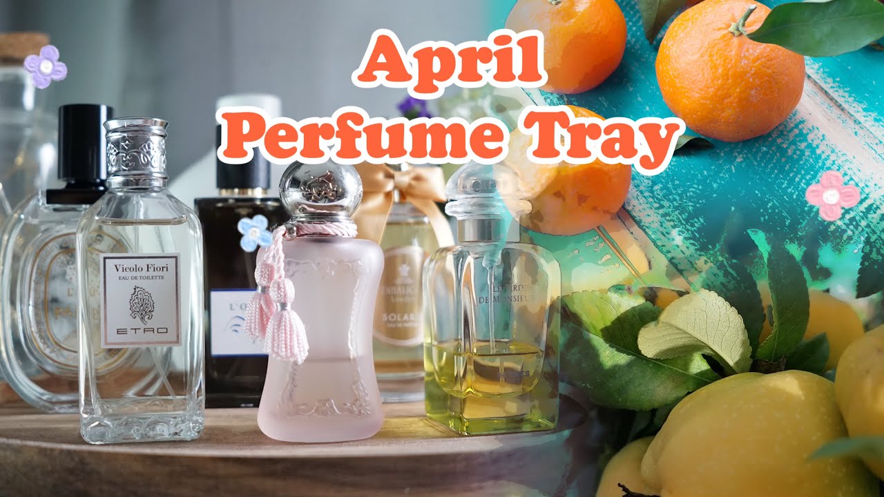 April Perfume Tray ถาดน้ำหอมเดือนเมษายน 2024 | MISSPEONY