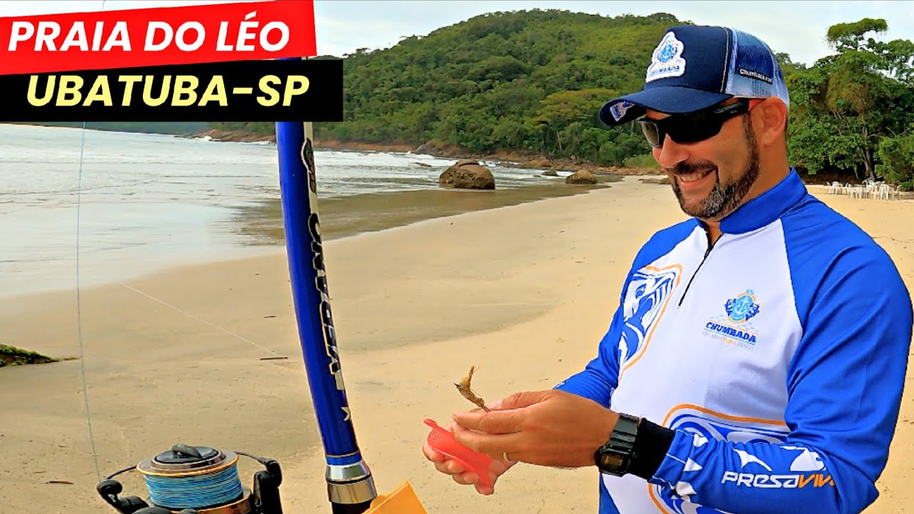 Peixe na Linha ! Pescaria na Praia do Léo em Ubatuba-SP