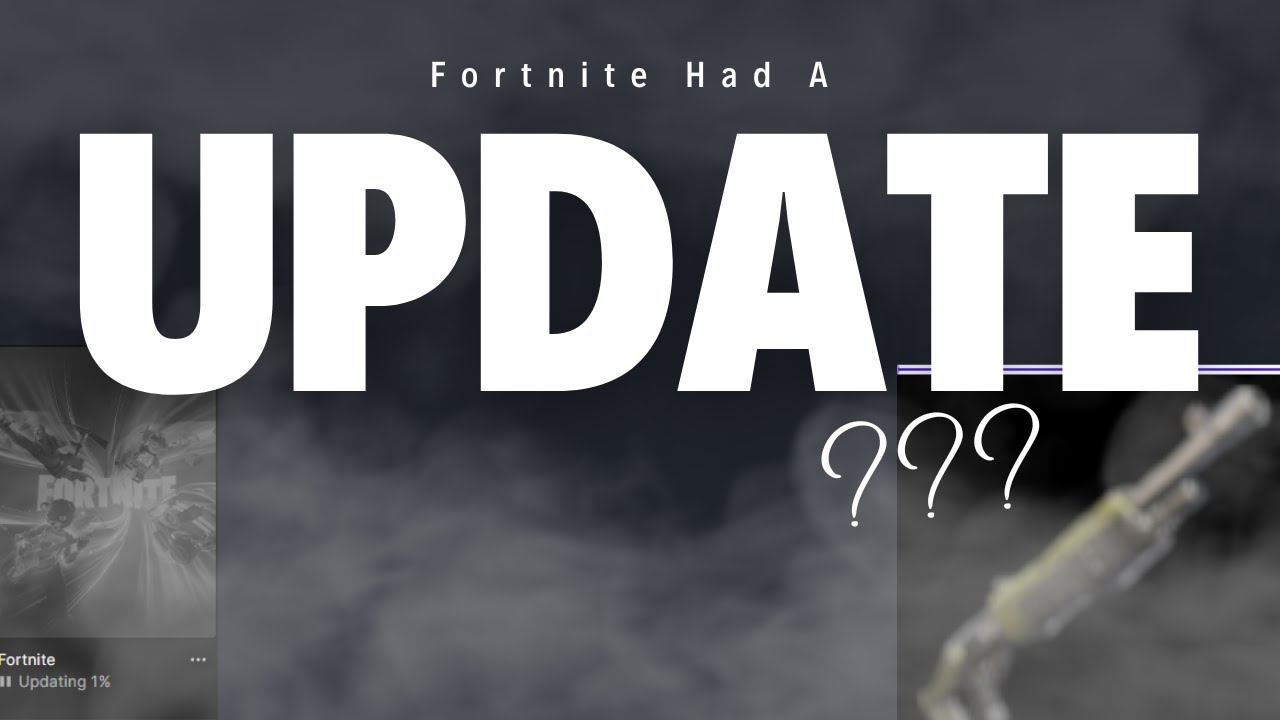 Fortnite Had A Update Bringing Out New Unvaulted Weapons