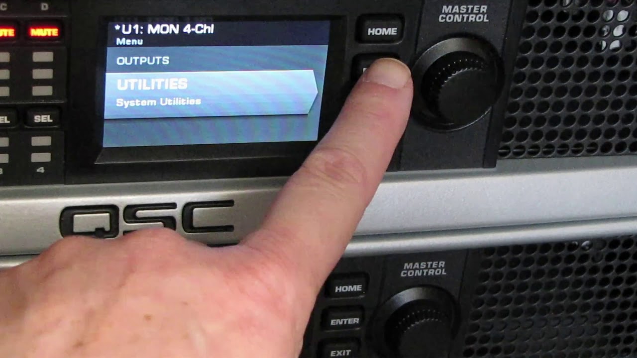 QSC PLD amplifier firmware upgrade  (firmware 2.4.2)