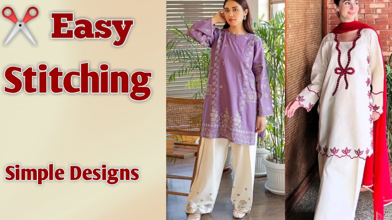 ✂️ Easy Dress Stitching Ideas | Simple Home Tailoring Designs for Beginners
