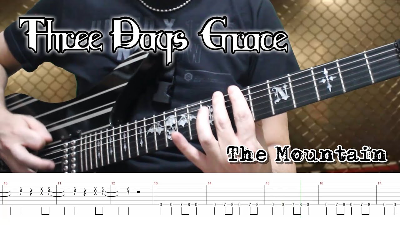 Three Days Grace - The Mountain (Guitar Cover + TABS)