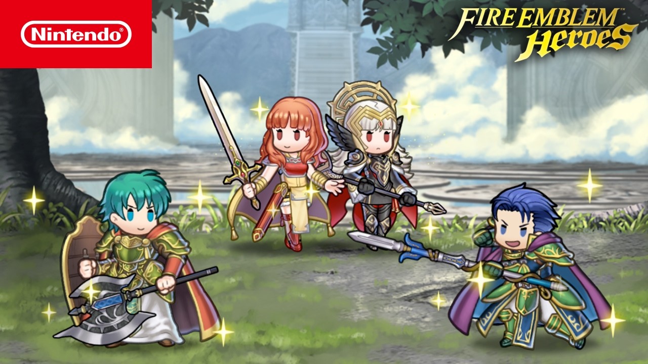 Harmonized Heroes: Hector & Ephraim, Celica & Veronica (Fire Emblem Heroes)