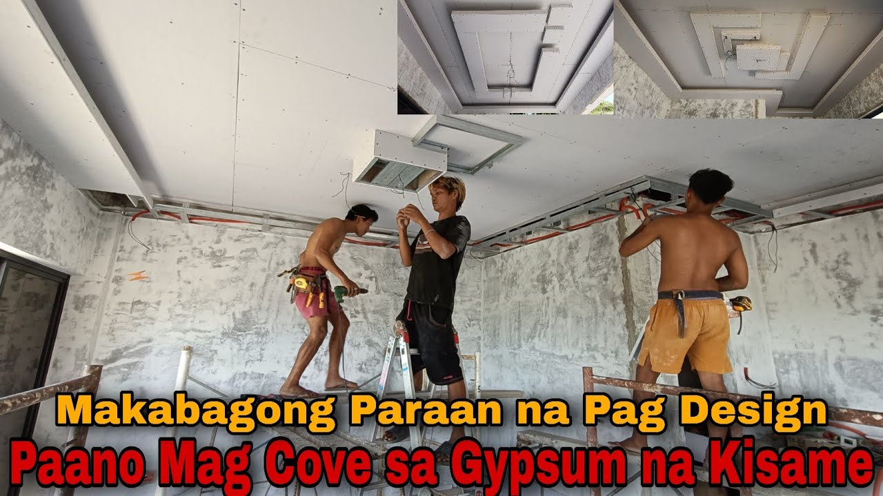 Paano Mag Cove at Design sa Gypsum Board na Pagkikisame