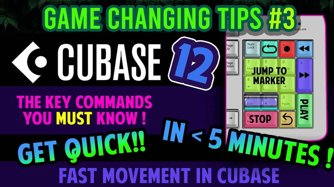 CUBASE TIPS #3 - The Hotkeys You Absolutely MUST KNOW!