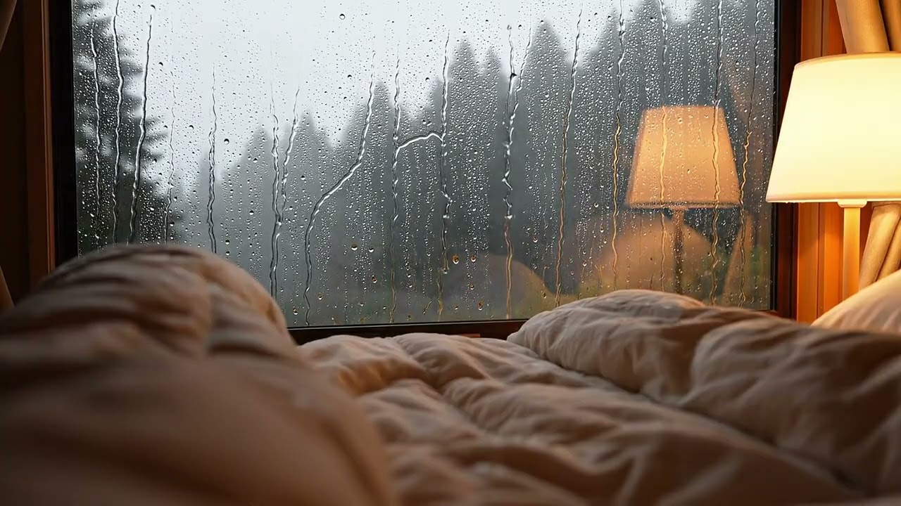 Gentle Rain & Railway White Noise 🌧️🚆 Deep Sleep Sounds for Insomnia