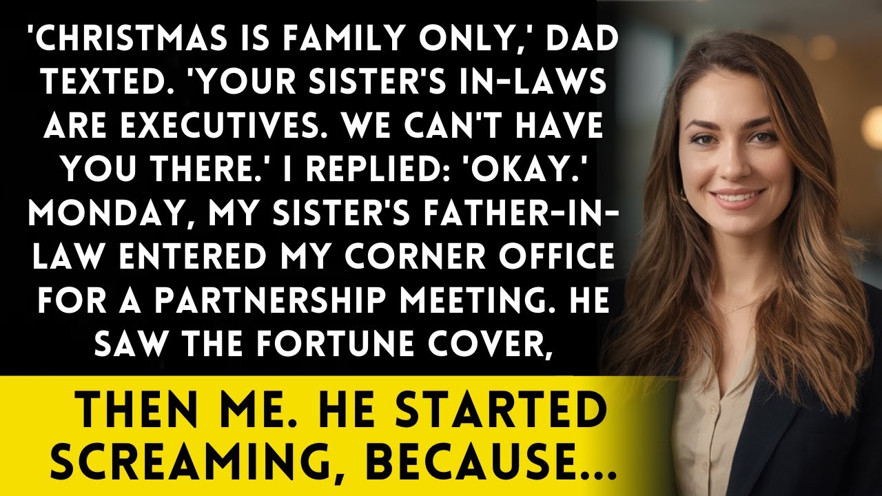 Dad Texted 'Don't Come To Christmas - Your Sister's In-Laws Are Elite' - Until They Walked Into..