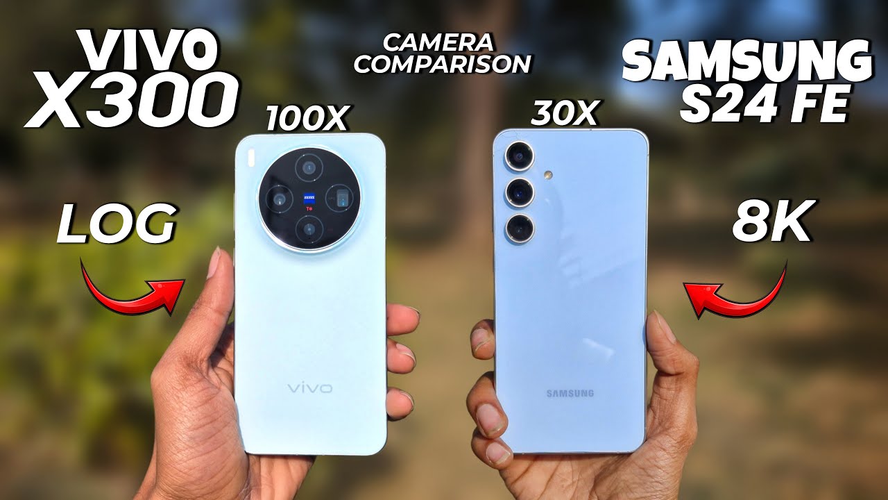 Samsung S24 FE VS VIVO X300 Detail Camera Comparison 🔥