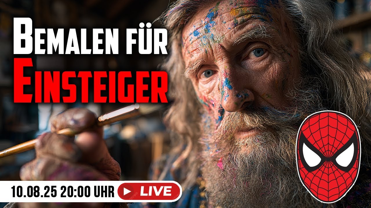 🎨 Einstieg in die Figurenmalerei – Spider-Man bemalen leicht gemacht!