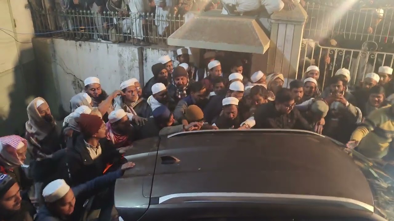 مفتی شمائل صاحب کا دیوبند میں یادگار استقبال 