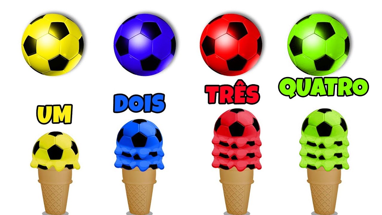 HORA DE APRENDER! | Aprendendo números e cores com bolas coloridas! | Aprenda Português com Om Nom