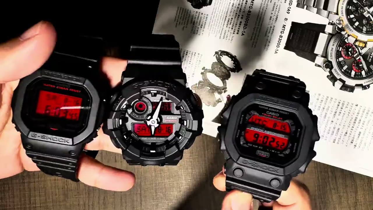 💥 Blacked Out. Fired Up. Conheça os novos G-SHOCK!