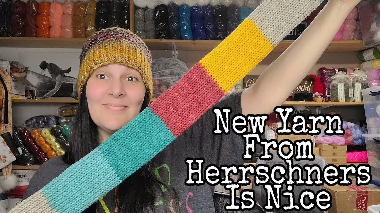 NEW YARN / Herrschners new yarn is NICE