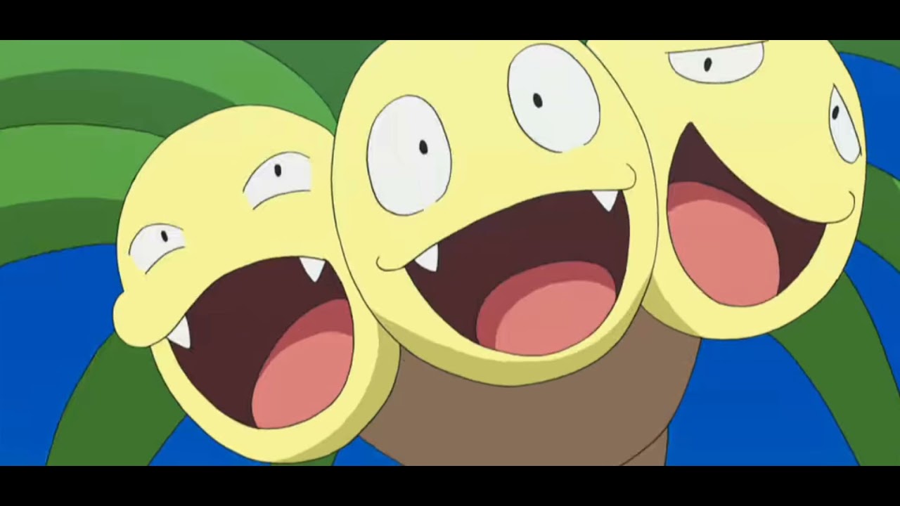 Ash walking like an Exeggutor