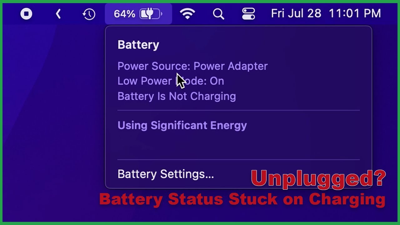 MacBook Battery Status Stuck on Charging? Here's the Fix!