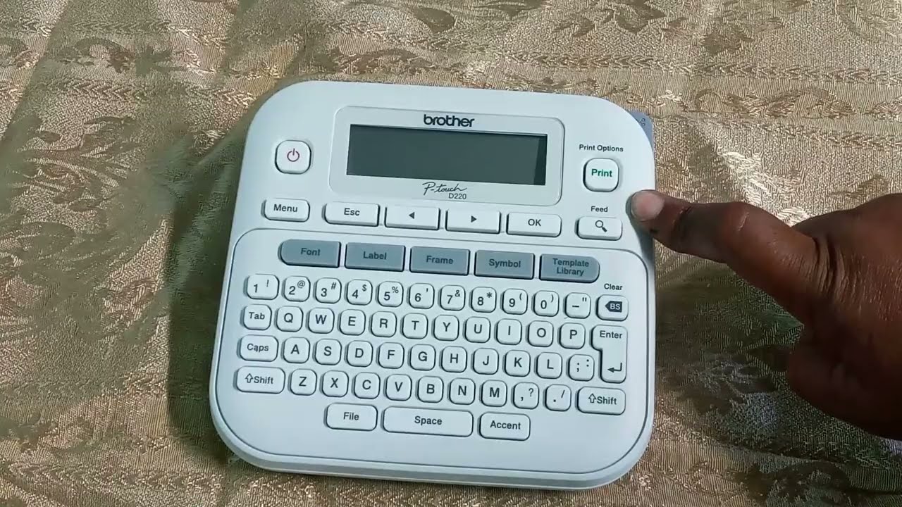 Making Labels With This Little Brother P-Touch PTD220 Label Maker Is So Much Fun
