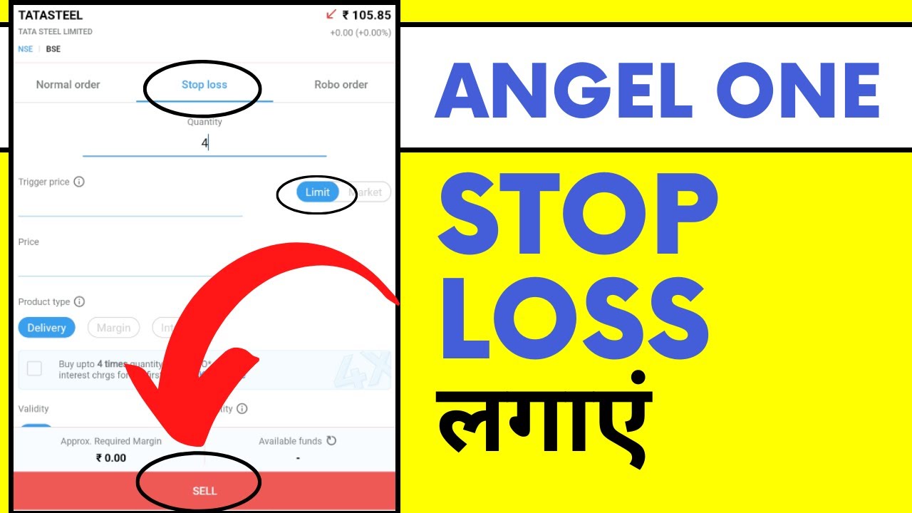 Angel One मे Delivery Stop Loss कैसे लगाए? | How to Place Delivery Stop Loss in Angel One