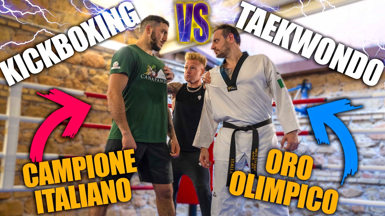 KICKBOXING VS TAEKWONDO | Mattia Faraoni vs Carlo Molfetta 🥋🥊
