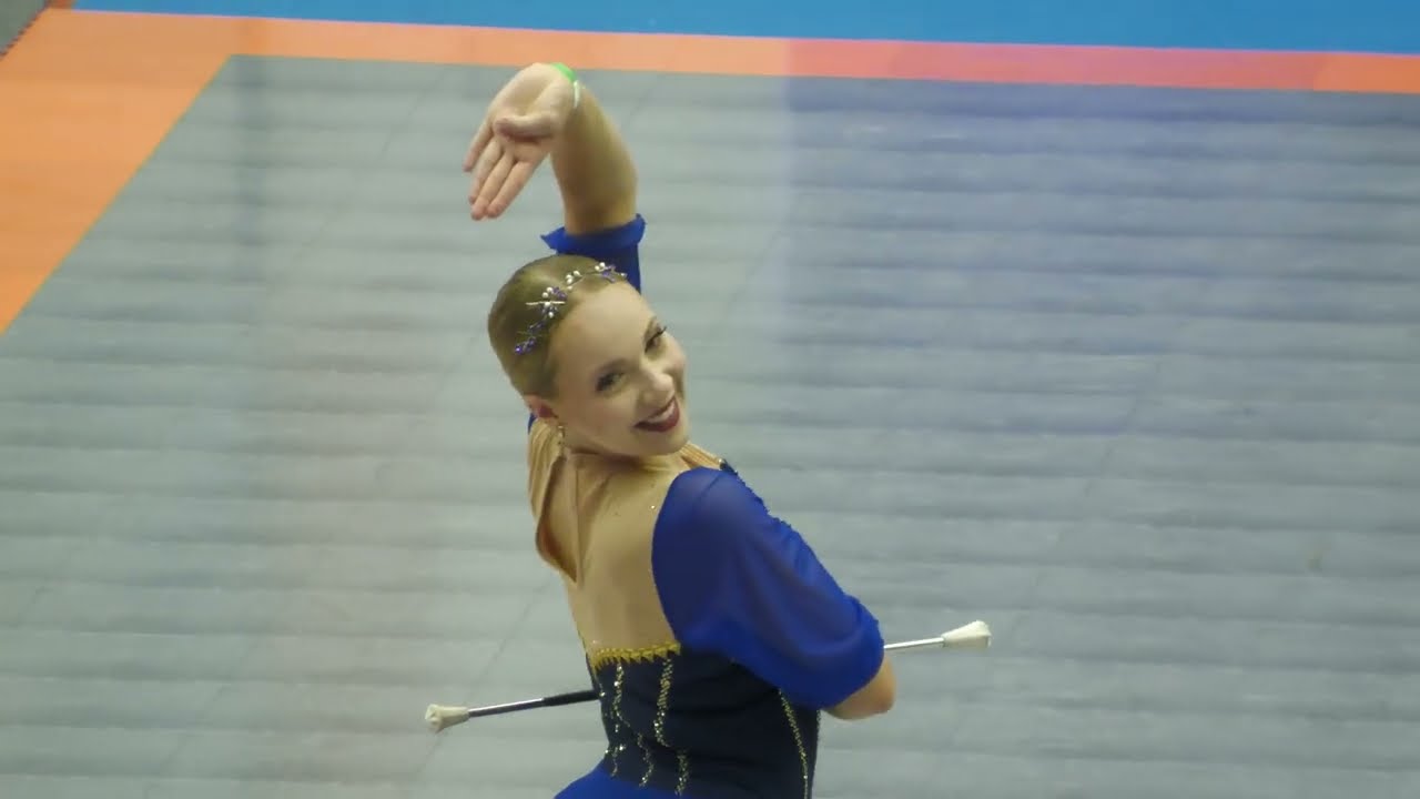 Majorettes *CLARISS Frydek-Mistek* solo BATON / Mažoretky- Ostrava 2025 WM Championship
