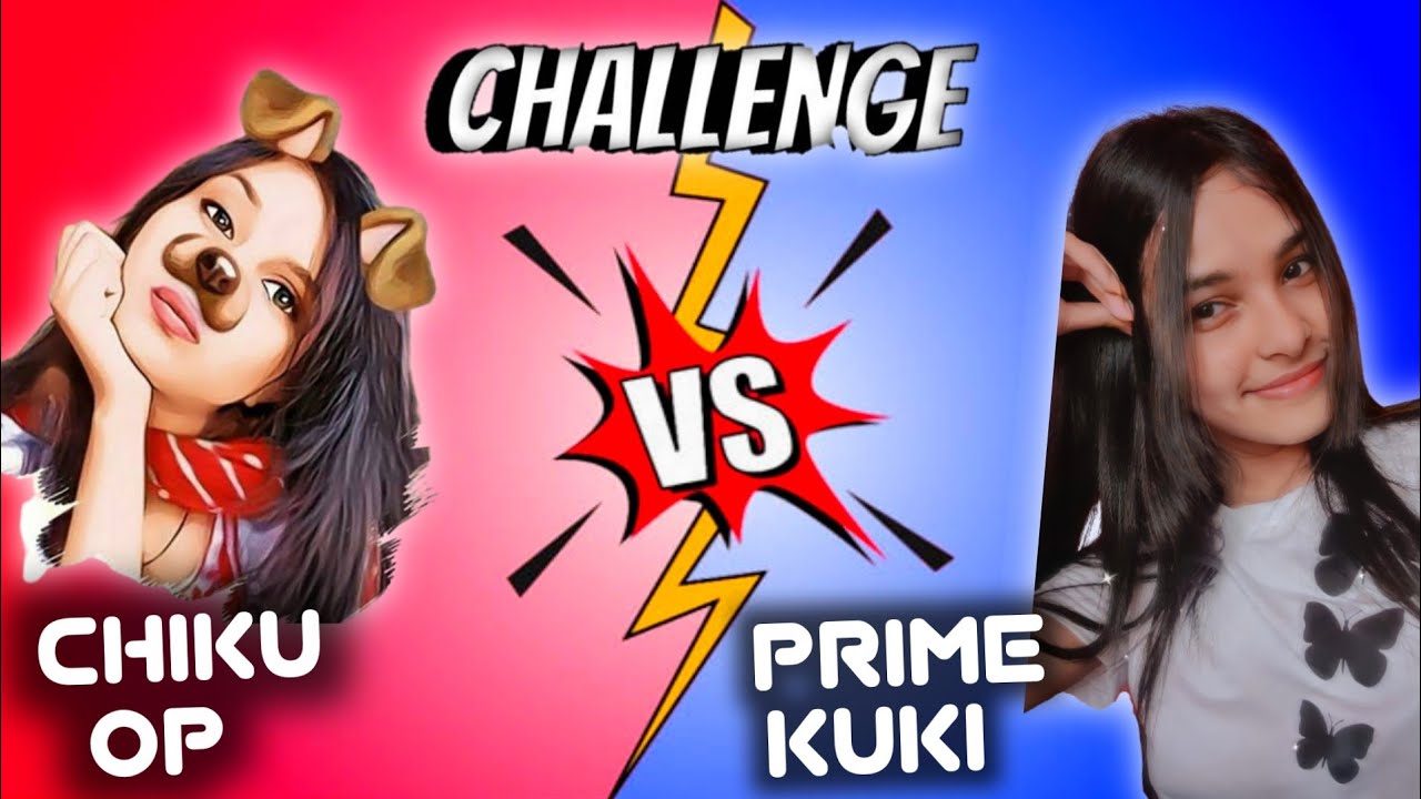 @OP CHIKU vs @Prime kuki 1v2 TDM Fight in BGMI | Girl YouTuber vs Girl YouTuber Funny TDM Fight