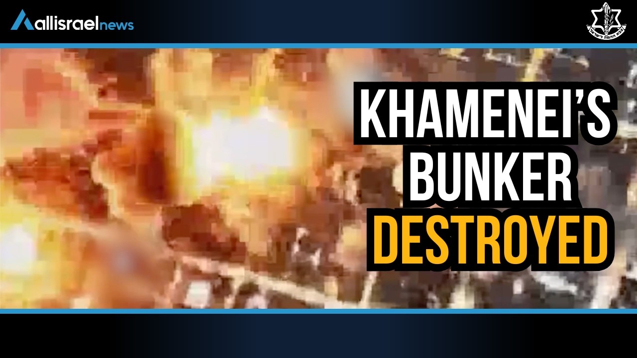 50 Israeli Fighter Jets Destroy Khamenei’s Underground Bunker