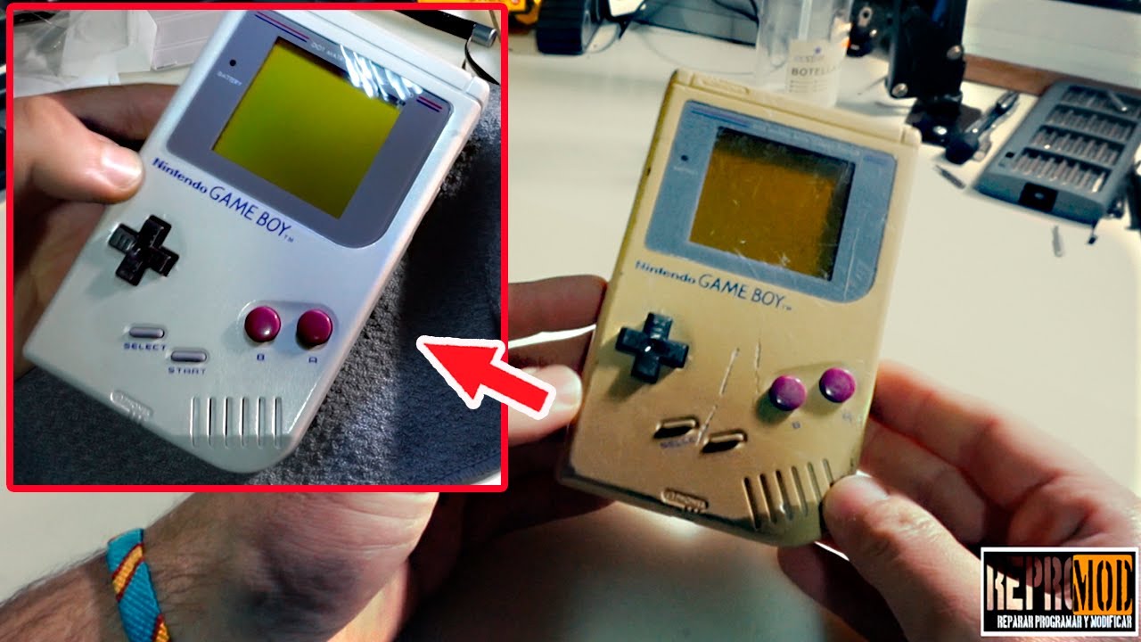 ¡RESTAURAR LA GAME BOY CLÁSICA! REPARACIÓN DE PANTALLA.